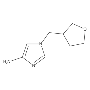 1-[(oxolan-3-yl)methyl]-1H-imidazol-4-amine Structure