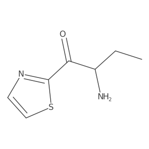 2-Amino-1-(1,3-thiazol-2-yl)butan-1-one Structure