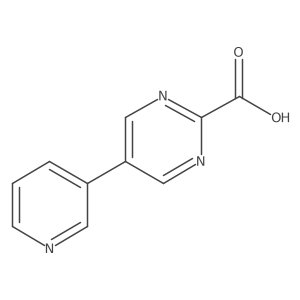 5-(Pyridin-3-yl)pyrimidine-2-carboxylic acid结构式