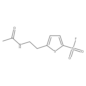 5-(2-Acetamidoethyl)thiophene-2-sulfonyl fluoride结构式