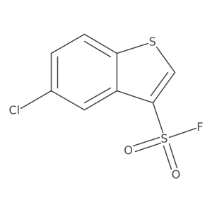 5-Chloro-1-benzothiophene-3-sulfonyl fluoride Structure