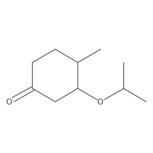 4-Methyl-3-(propan-2-yloxy)cyclohexan-1-one结构式