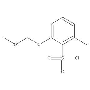 2-(Methoxymethoxy)-6-methylbenzenesulfonyl chloride结构式