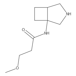 N-{3-azabicyclo[3.2.0]heptan-1-yl}-3-methoxypropanamide Structure