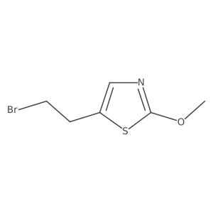 5-(2-Bromoethyl)-2-methoxy-1,3-thiazole结构式