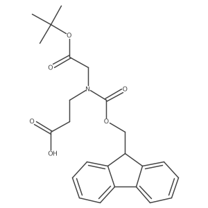 3-{[2-(tert-butoxy)-2-oxoethyl]({[(9H-fluoren-9-yl)methoxy]carbonyl})amino}propanoic acid Structure