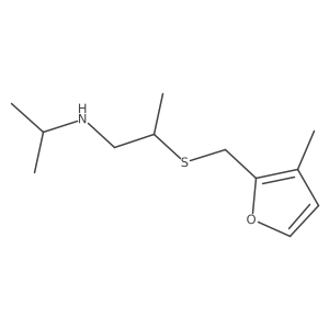 (2-{[(3-Methylfuran-2-yl)methyl]sulfanyl}propyl)(propan-2-yl)amine结构式