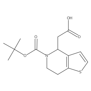 2-{5-[(tert-butoxy)carbonyl]-4H,5H,6H,7H-thieno[3,2-c]pyridin-4-yl}acetic acid Structure