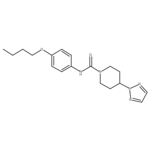 N-(4-butoxyphenyl)-4-(2H-1,2,3-triazol-2-yl)piperidine-1-carboxamide Structure