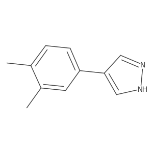 4-(3,4-dimethylphenyl)-1H-pyrazole Structure