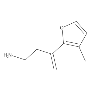 3-(3-Methylfuran-2-yl)but-3-en-1-amine结构式
