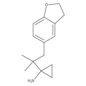 1-[1-(2,3-Dihydro-1-benzofuran-5-yl)-2-methylpropan-2-yl]cyclopropan-1-amine Structure