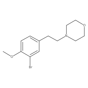 4-[2-(3-Bromo-4-methoxyphenyl)-ethyl]-morpholine Structure
