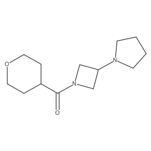 1-[1-(Oxane-4-carbonyl)azetidin-3-yl]pyrrolidine结构式