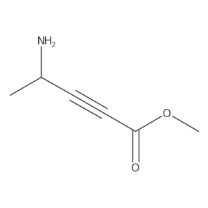 Methyl 4-aminopent-2-ynoate结构式