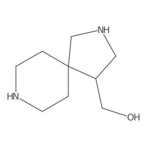 {2,8-Diazaspiro[4.5]decan-4-yl}methanol结构式