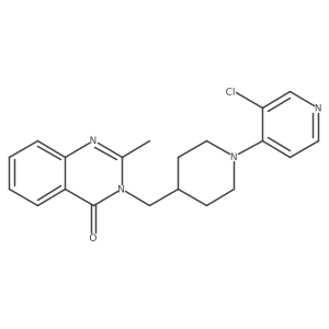 3-{[1-(3-Chloropyridin-4-yl)piperidin-4-yl]methyl}-2-methyl-3,4-dihydroquinazolin-4-one Structure