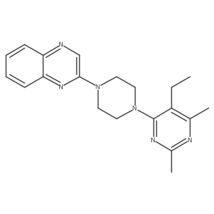 2-[4-(5-Ethyl-2,6-dimethylpyrimidin-4-yl)piperazin-1-yl]quinoxaline Structure