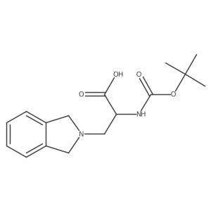 2-{[(tert-butoxy)carbonyl]amino}-3-(2,3-dihydro-1H-isoindol-2-yl)propanoic acid Structure