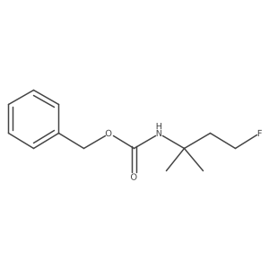 benzyl N-(4-fluoro-2-methylbutan-2-yl)carbamate结构式