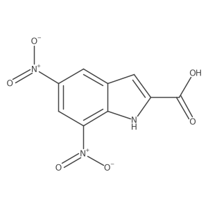 5,7-Dinitroindole-2-carboxylic acid Structure