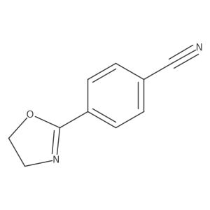 4-(4,5-Dihydro-2-oxazolyl)benzonitrile结构式