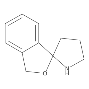 Spiro[isobenzofuran-1(3H),2a(2)-pyrrolidine]结构式