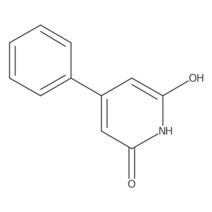 4-Phenyl-6-hydroxy 2-pyridone结构式