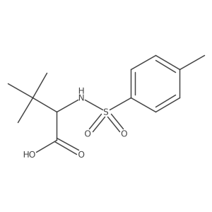 n-(Toluene-4-sulfonyl)-l-tert-butylglycine Structure