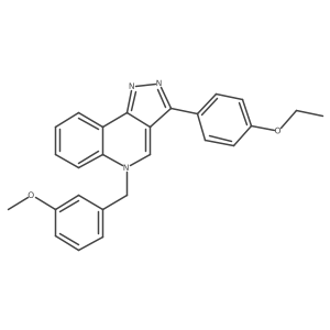 3-(4-ethoxyphenyl)-5-(3-methoxybenzyl)-5H-pyrazolo[4,3-c]quinoline Structure