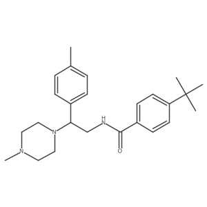 4-(tert-butyl)-N-(2-(4-methylpiperazin-1-yl)-2-(p-tolyl)ethyl)benzamide Structure