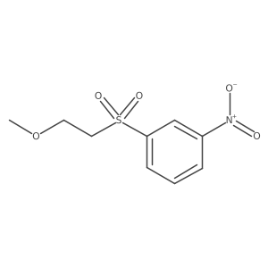 1-[(2-Methoxyethyl)sulfonyl]-3-nitrobenzene Structure