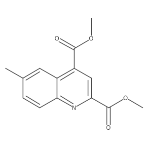 2,4-Dimethyl 6-methyl-2,4-quinolinedicarboxylate Structure