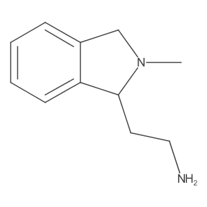 2-(2-Methylisoindolin-1-yl)ethan-1-amine结构式