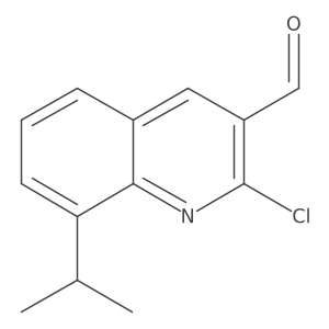 2-Chloro-8-isopropyl-quinoline-3-carbaldehyde Structure