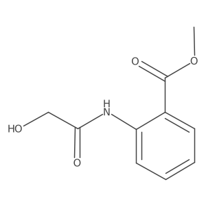 Methyl 2-(2-hydroxyacetamido)benzoate Structure