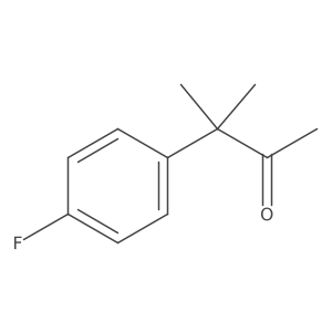 3-(4-Fluorophenyl)-3-methylbutan-2-one Structure