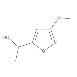 1-(3-Methoxyisoxazol-5-YL)ethan-1-OL Structure