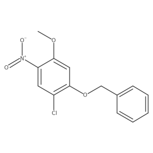 1-Chloro-4-methoxy-5-nitro-2-phenylmethoxybenzene Structure