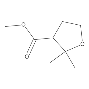 Methyl 2,2-dimethyloxolane-3-carboxylate Structure