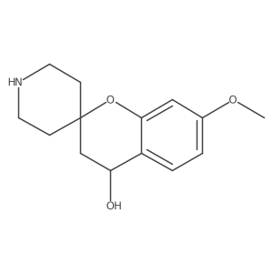 7-Methoxyspiro[chroman-2,4'-piperidin]-4-ol结构式