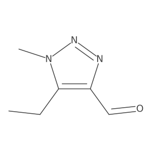 5-ethyl-1-methyl-1H-1,2,3-triazole-4-carbaldehyde结构式