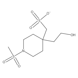 [4-(2-Hydroxyethyl)-1-methylsulfonylpiperidin-4-yl]methanesulfonate Structure