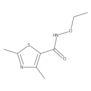n-Ethoxy-2,4-dimethylthiazole-5-carboxamide Structure