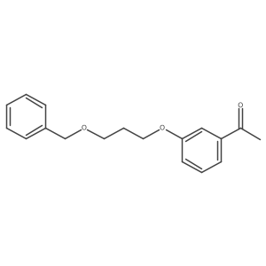 1-(3-(3-(Benzyloxy)propoxy)phenyl)ethan-1-one结构式