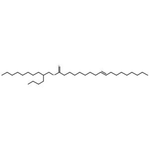 2-Butyldecyl (9Z)-9-octadecenoate Structure