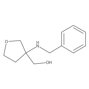 [3-(Benzylamino)oxolan-3-yl]methanol Structure
