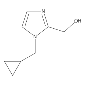 1-Cyclopropylmethyl-2-hydroxymethylimidazole Structure