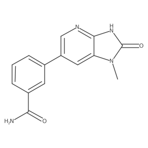 3-(1-Methyl-2-Oxo-2,3-Dihydro-1h-Imidazo[4,5-B]pyridin-6-Yl)benzamide Structure
