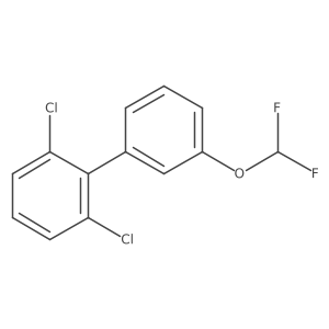 2,6-Dichloro-3'-(difluoromethoxy)-1,1'-biphenyl Structure